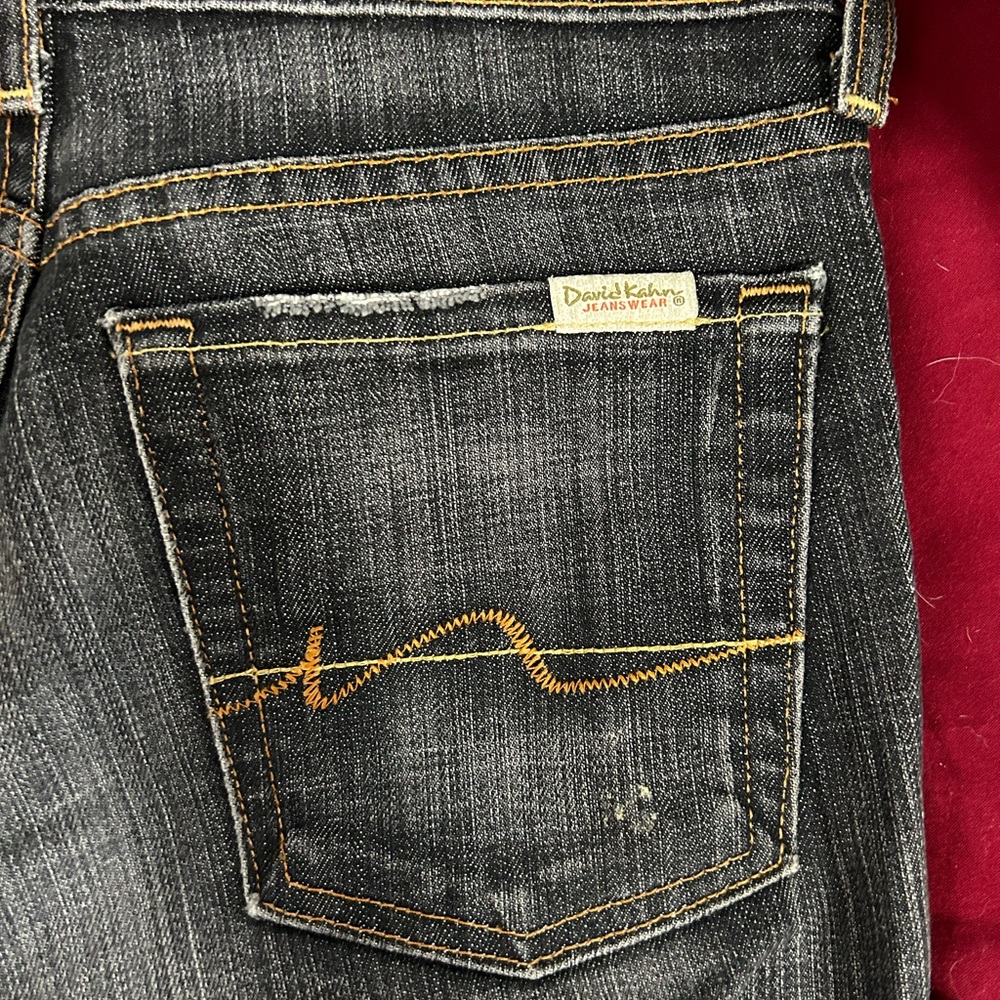 David Kahn Black Jeans with Vintage Appeal